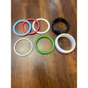 Vintage lucite bracelet Lot of 7